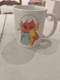 mug bébé dragon et son doudou