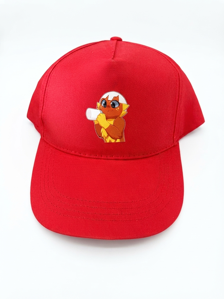 casquette avec mon bébé dragon avec sont biberon 100% coton écot responsable et étique des droit de l'homme