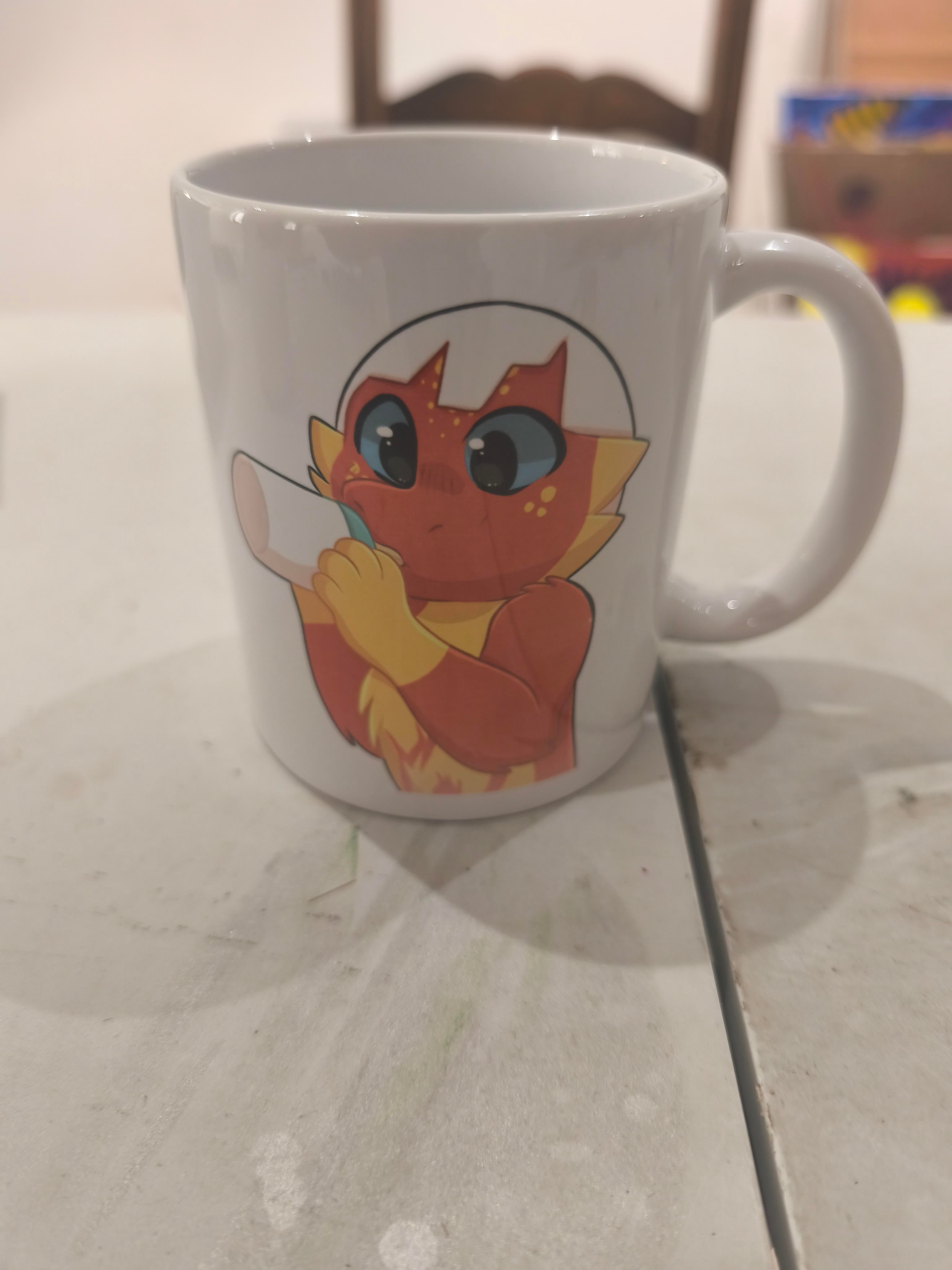 mug bébé dragon et son biberon